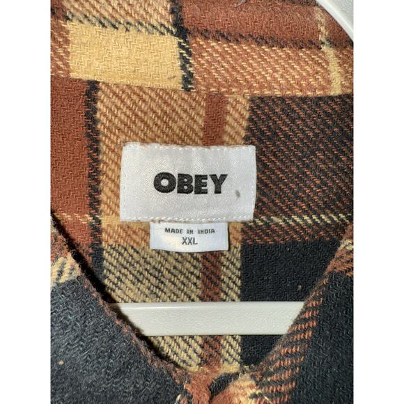 Obey Hardwork Leon Woven - size XXL - OG - Picture 4 of 12